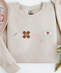 Valentine Nurse Shirt • Cute Valentine’s Day Gift for Nurses • ER Nurse Love Nursing Sweatshirt • Nurse Appreciation Sweater