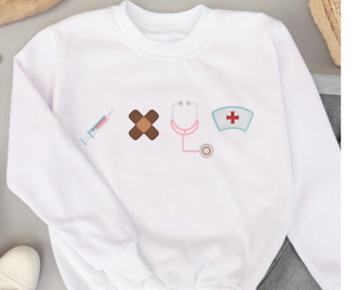 Valentine Nurse Shirt • Cute Valentine’s Day Gift for Nurses • ER Nurse Love Nursing Sweatshirt • Nurse Appreciation Sweater