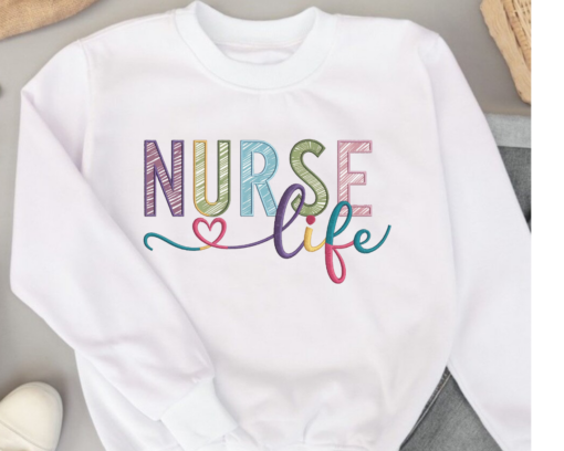 Personalized Nurse Sweatshirt • Custom Comfort Colors® Nurse Sweater • Nursing School Gift • ER Nurse Pullover • Gift for Nurses