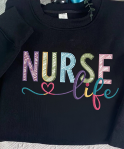 Personalized Nurse Sweatshirt • Custom Comfort Colors® Nurse Sweater • Nursing School Gift • ER Nurse Pullover • Gift for Nurses