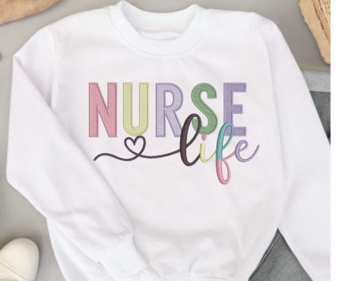 Custom Nurse Sweatshirt • Personalized Comfort Colors® Nurse Crewneck • Nursing School Sweater • ER Nurse Gift • Custom Nurse Pullover