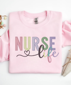 Custom Nurse Sweatshirt • Personalized Comfort Colors® Nurse Crewneck • Nursing School Sweater • ER Nurse Gift • Custom Nurse Pullover