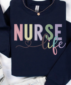 Custom Nurse Sweatshirt • Personalized Comfort Colors® Nurse Crewneck • Nursing School Sweater • ER Nurse Gift • Custom Nurse Pullover