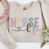 Custom Nurse Sweatshirt • Personalized Comfort Colors® Nurse Crewneck • Nursing School Sweater • ER Nurse Gift • Custom Nurse Pullover